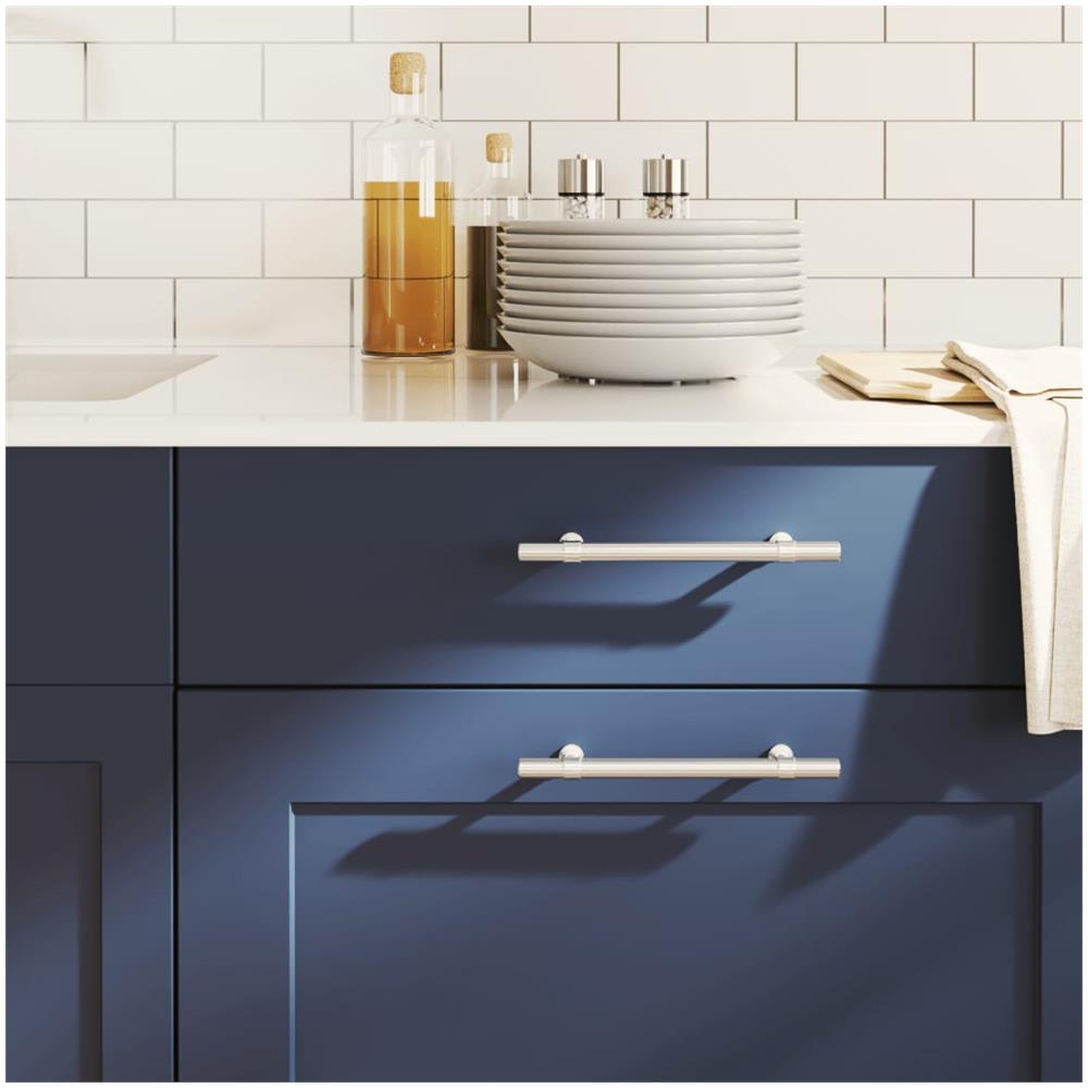 Maniglie per Mobili 20pz Argento 128mm in Acciaio Inox - Foto 1