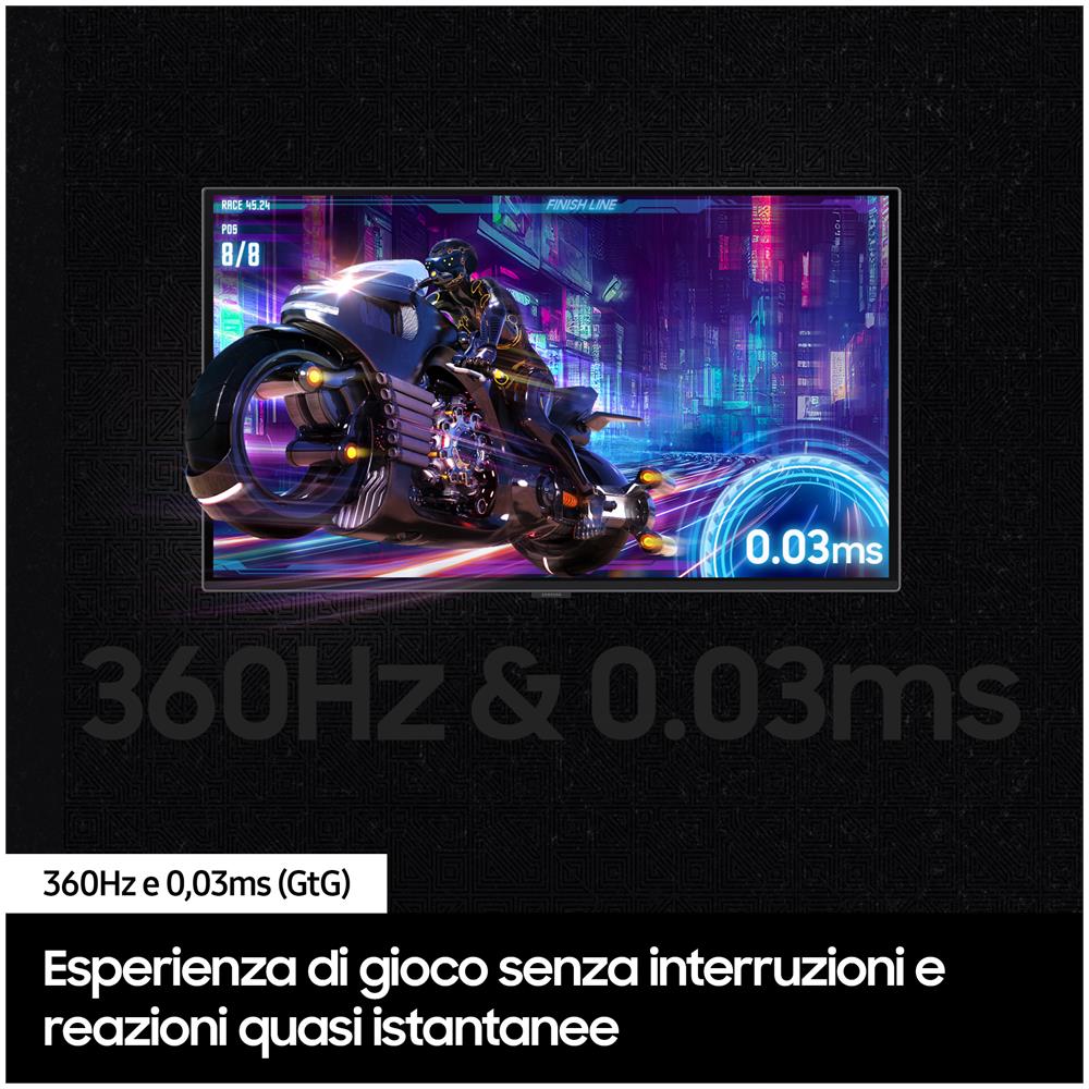 Monitor 27" OLED Gaming Odyssey G6 LS27DG600SUXEN 2560 x 1440 Quad HD Tempo di Risposta 0.3 ms Frequenza di Aggiornamento 360 (Hz) - Foto 11