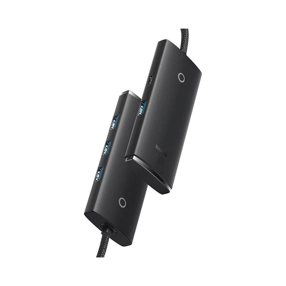 WKQX030101 hub di interfaccia USB 3.2 Gen 1 (3.1 Gen 1) Type-A 5000 Mbit /s Nero - Foto 2