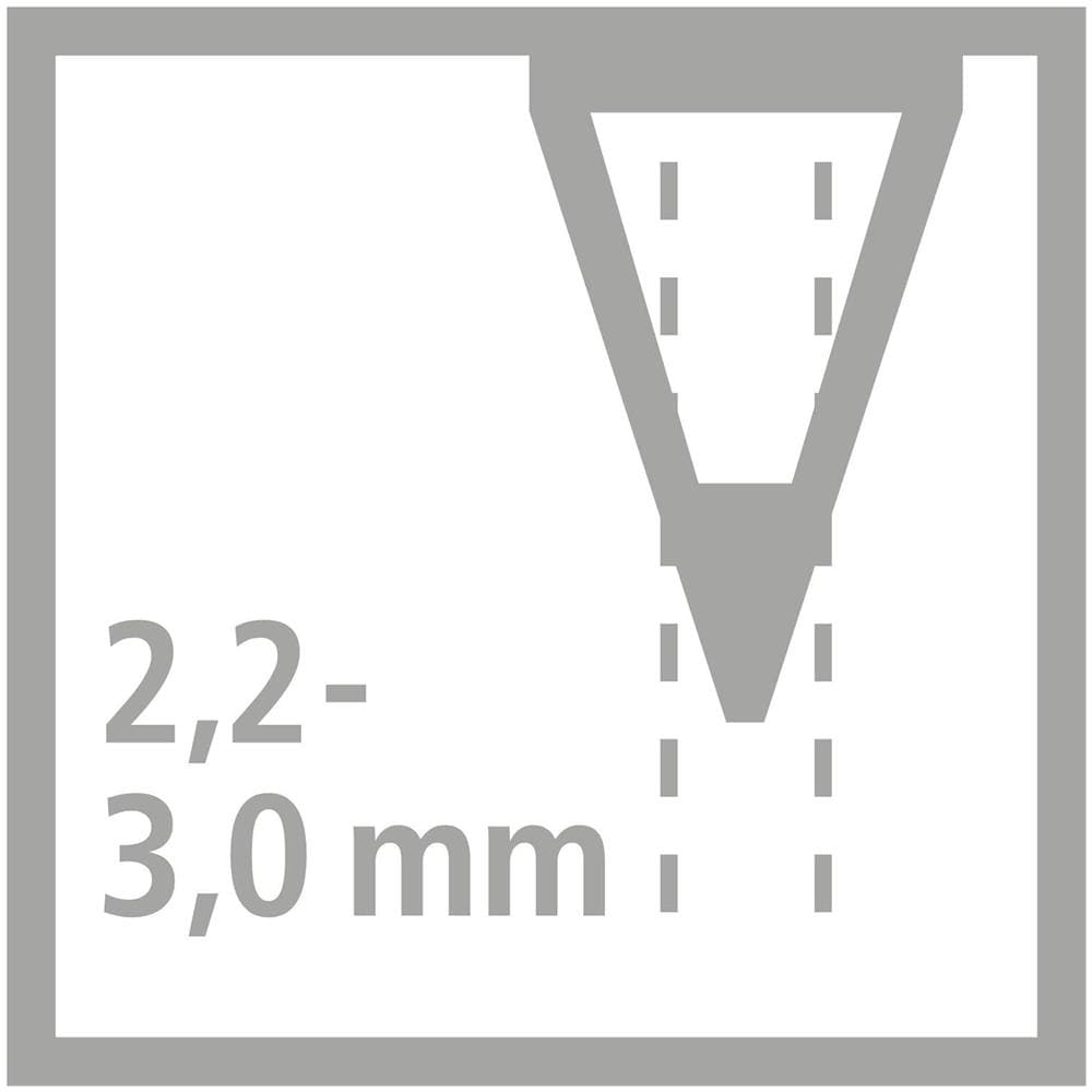 Othello - Matita in Grafite - ARTY - Astuccio da 6 - Gradazione 1 x 2B, B, HB, F, H, 2H - Foto 6