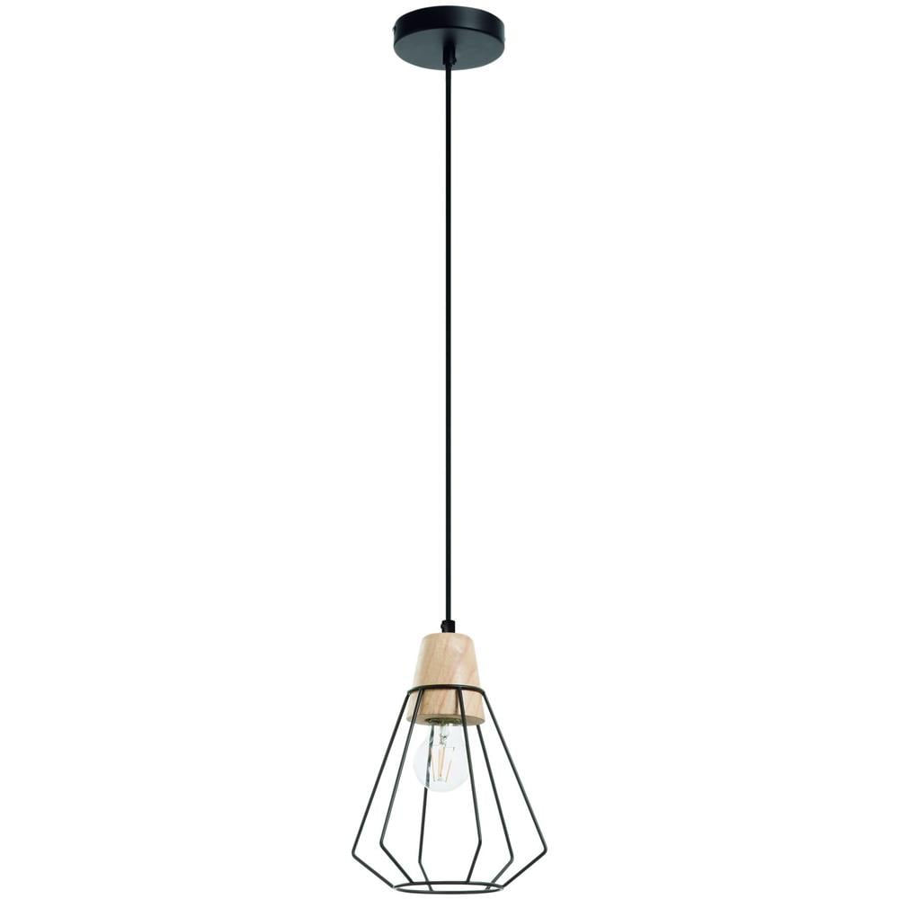 Lampadario Elga Con Paralume A Gabbia - Foto 1