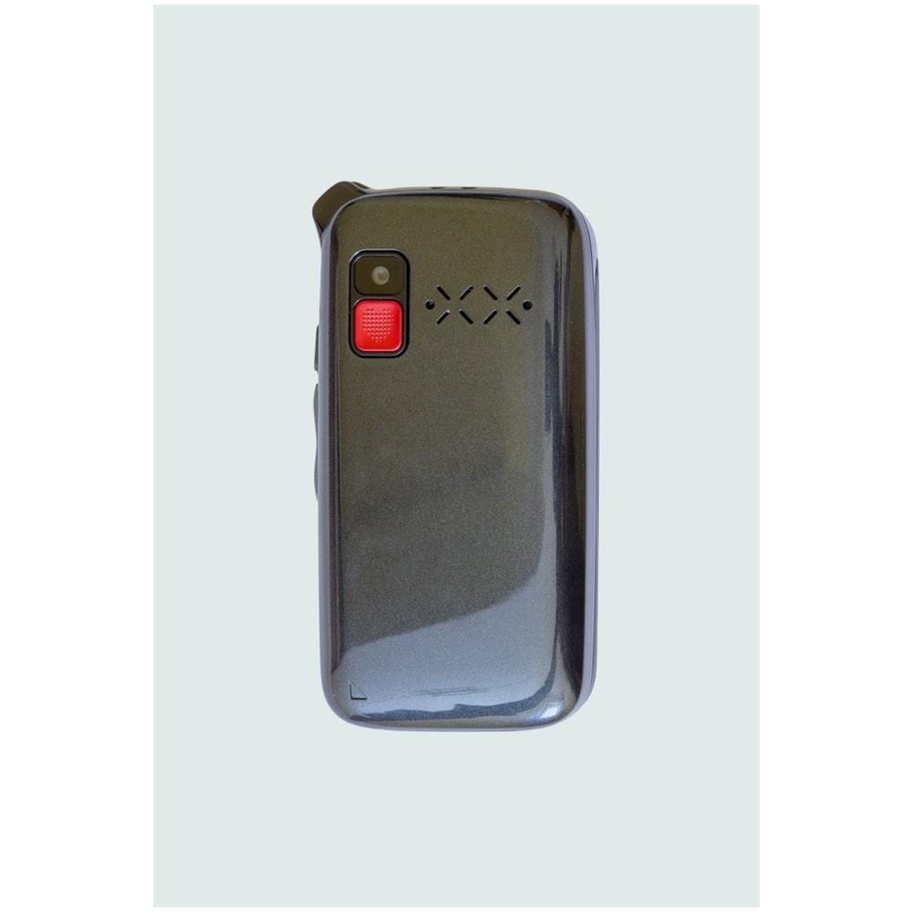 F12 Felice Dual Sim Senior Phone Display 2.4" Slot Micro SD con Tasti Grandi + SOS Fotocamera Colore Nero - Italia - Foto 2