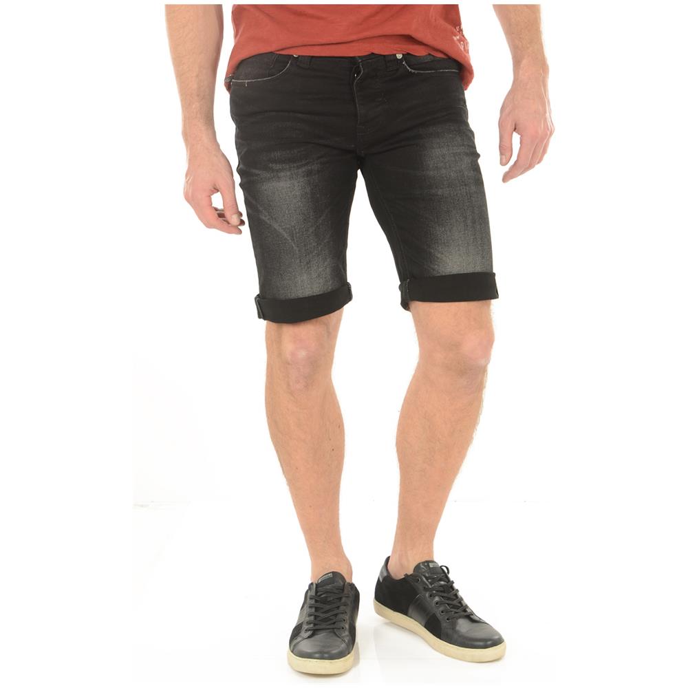 Bermuda Denzel Shester Uomo, Nero, 33 - Foto 1