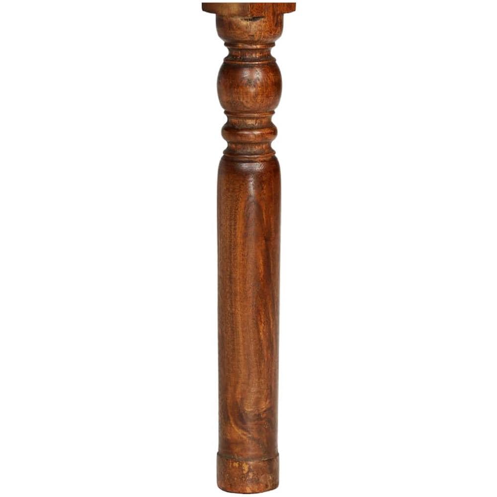 Set Tavolo Da Pranzo 7 Pz Legno Massello Di Acacia E Sheesham - Foto 7