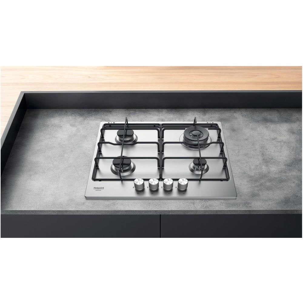 Piano Cottura PPH 60P D / IX a Gas 4 Fuochi Gas Colore Inox - Foto 5