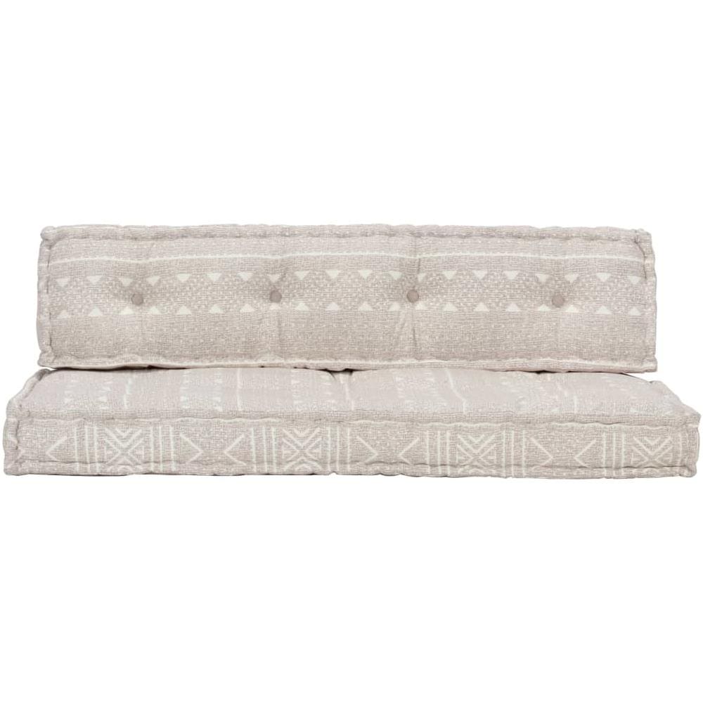 Cuscino Per Divani Pallet Marrone Chiaro In Tessuto Patchwork - Foto 2