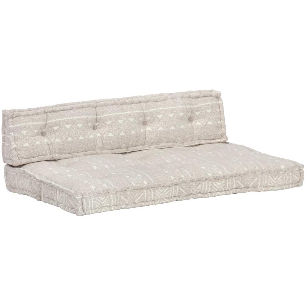 Cuscino Per Divani Pallet Marrone Chiaro In Tessuto Patchwork - Foto 8