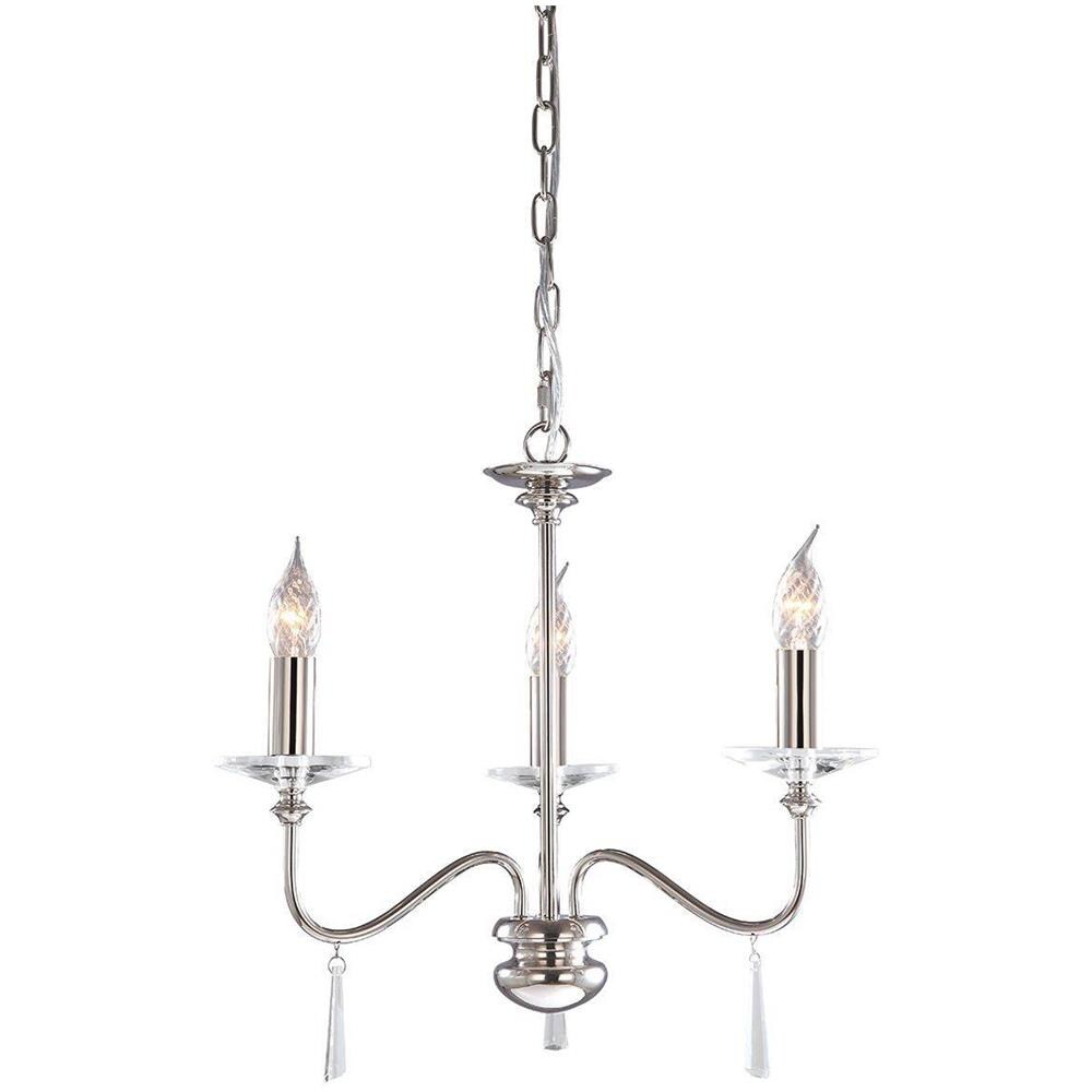 Aegean 3lt Chandelier Polished Nickel - Foto 2