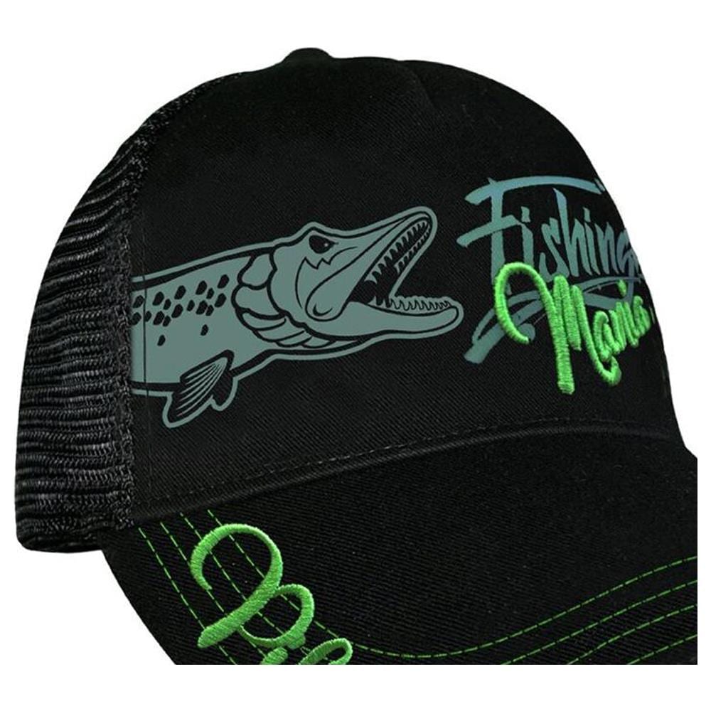 Cap Pike Mania, Nero-verde, I Pescatori Luccio Cap 010.101.499 - Foto 6
