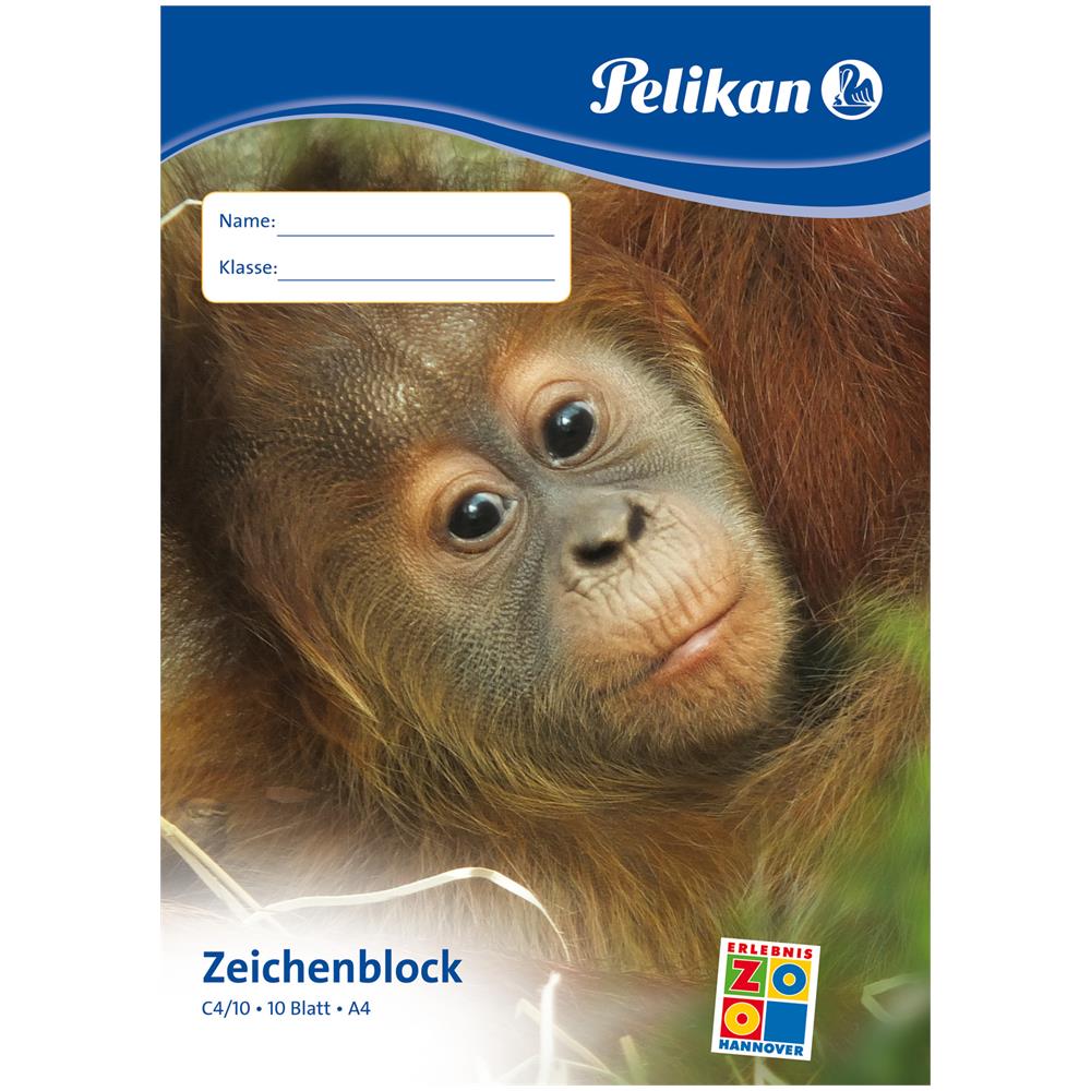 Zeichenblock C 4-10, Din A4, 100 G-qm, 10 Blatt Chlorfrei Gebleicht, Perforiert (224816)  - Foto 2