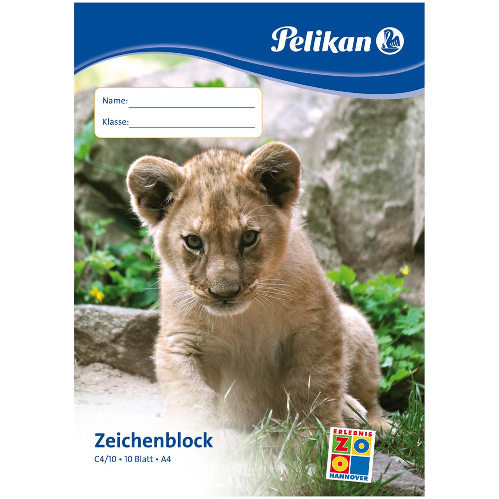 Zeichenblock C 4-10, Din A4, 100 G-qm, 10 Blatt Chlorfrei Gebleicht, Perforiert (224816)  - Foto 1