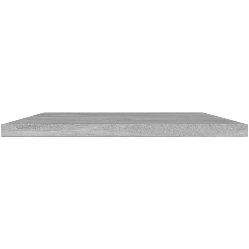 Ripiani Libreria 4pz Grigio Cemento 100x20x1,5cm Multistrato - Foto 2