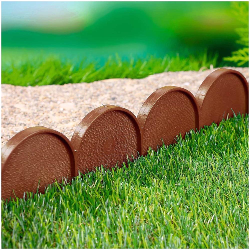 Bordo Da Giardino Marrone Chiaro 0,5 M Garden Line 20x0,5m - Foto 2