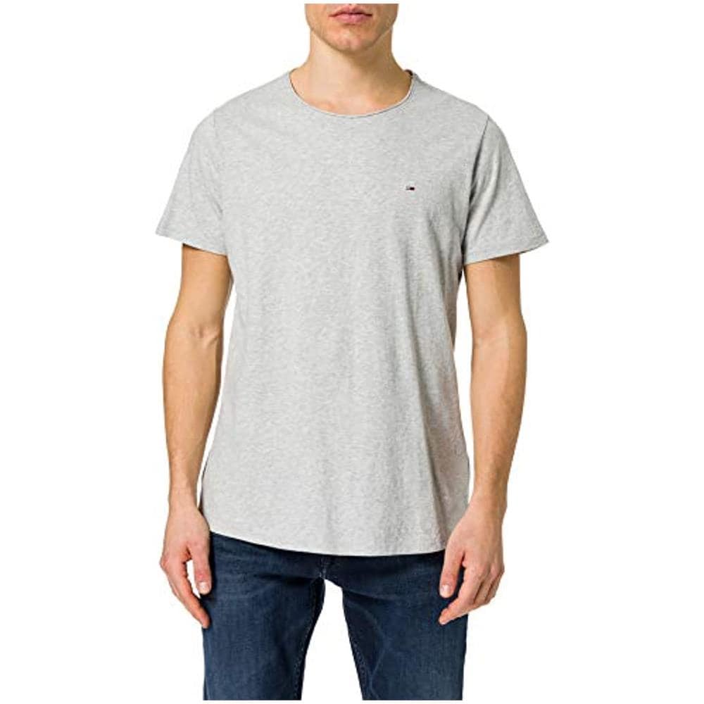 Tjm Slim Jaspe C Neck T-shirt, Grigio Chiaro Htr, S Uomo - Foto 1
