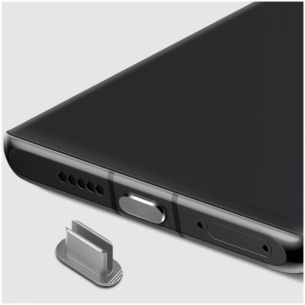 Cappuccio Protettivo Compatibile Con Usb C In Grigio - Spina Di Protezione Dalla Polvere Spina Per La Porta Di Ricarica Antipolvere - Foto 1