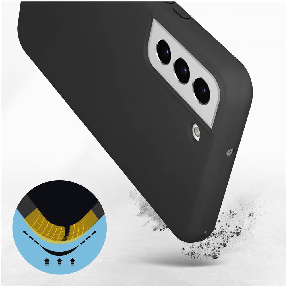 Cover Per Samsung Galaxy S22 In Silicone Semi-rigido Soft-touch Nera - Foto 5