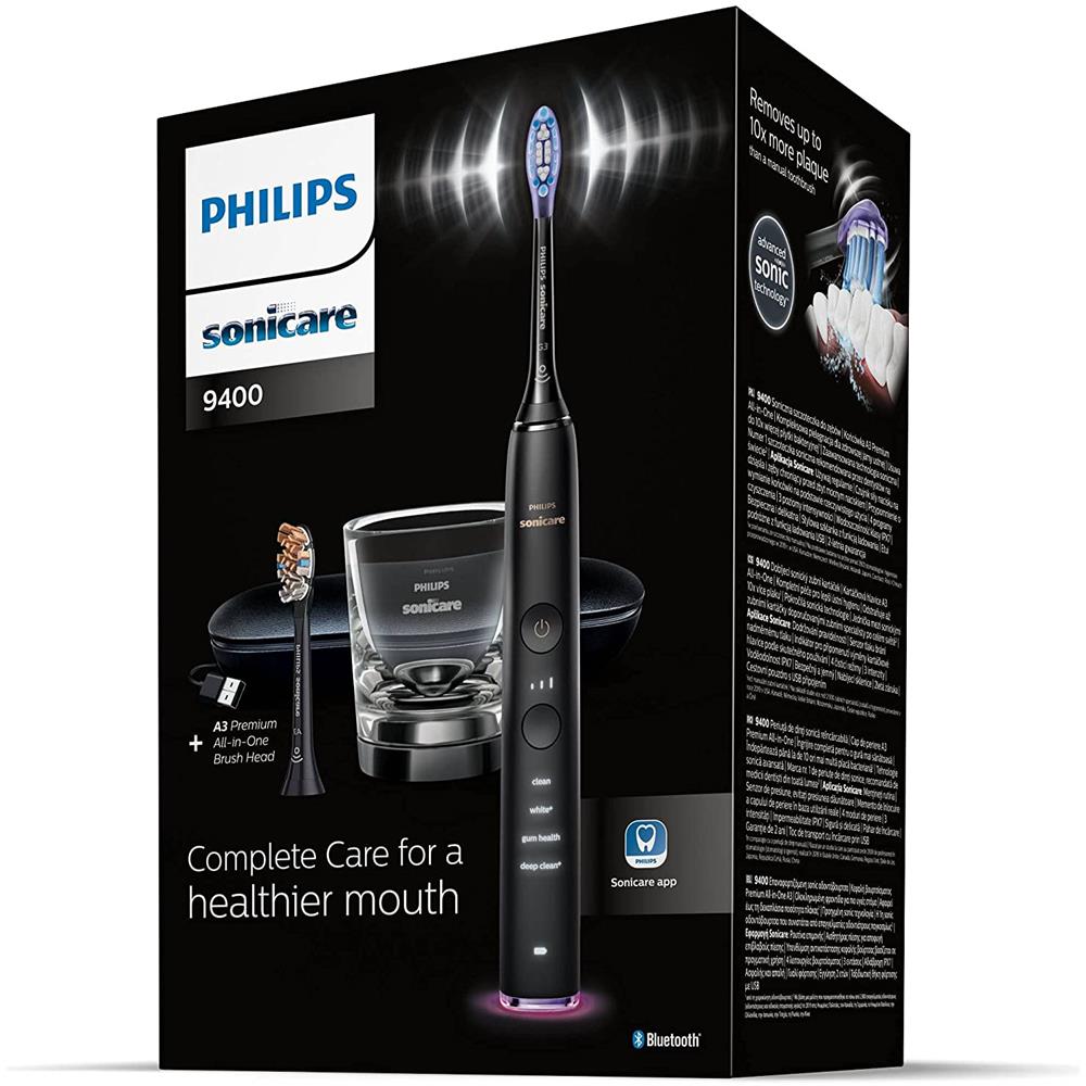 Spazzolino Elettrico Adulto HX9917/89 DiamondClean Smart 9400 Colore Nero - Foto 6