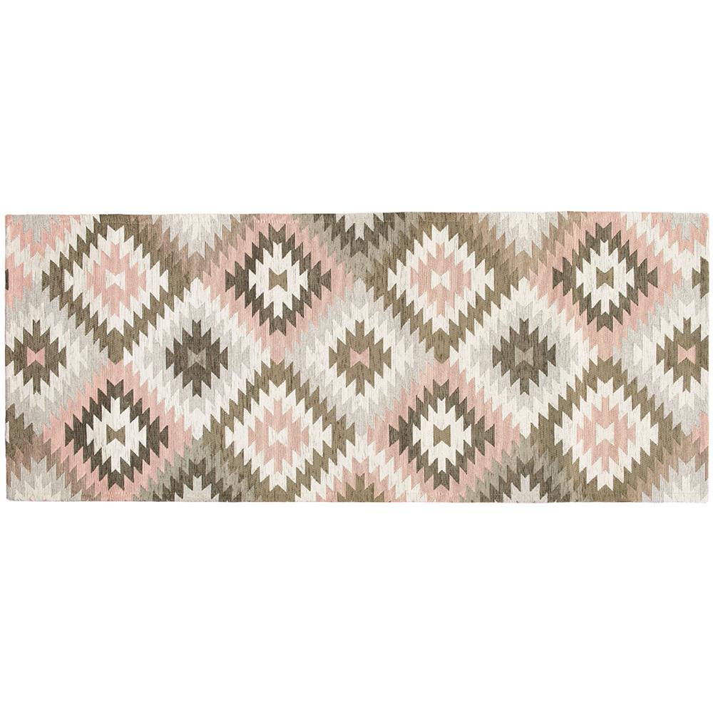 Tappeto Arredo Antiscivolo Camera Salotto Disegno Astratto Geometrico Avana By Suardi 85x150 Rosa - Foto 1