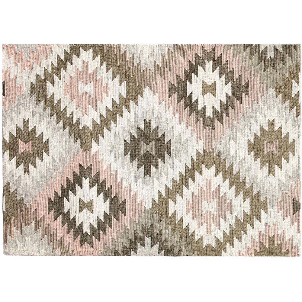 Tappeto Arredo Antiscivolo Camera Salotto Disegno Astratto Geometrico Avana By Suardi 85x150 Rosa - Foto 2