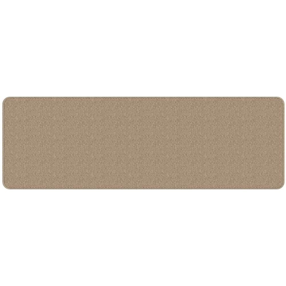 Tappeto Corsia Aspetto Sisal Sabbia 50x150 Cm - Foto 3