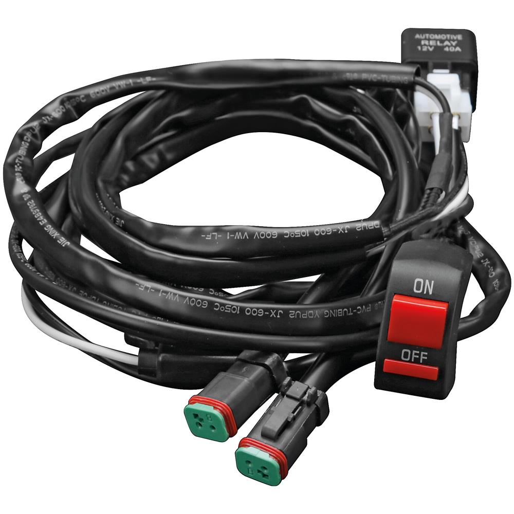 Light Wiring Kit, Kit Cablaggio Faretti Per Moto, 12v - Foto 1