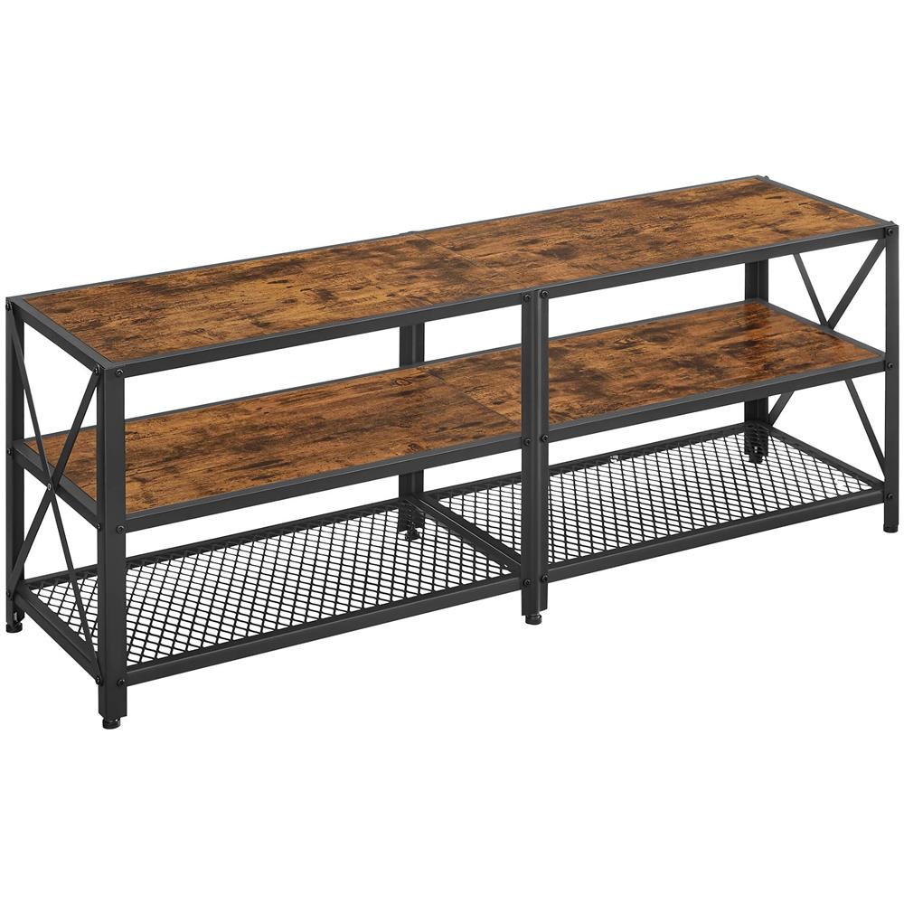 Mobile TV in stile loft rustico marrone per soggiorno - Foto 1