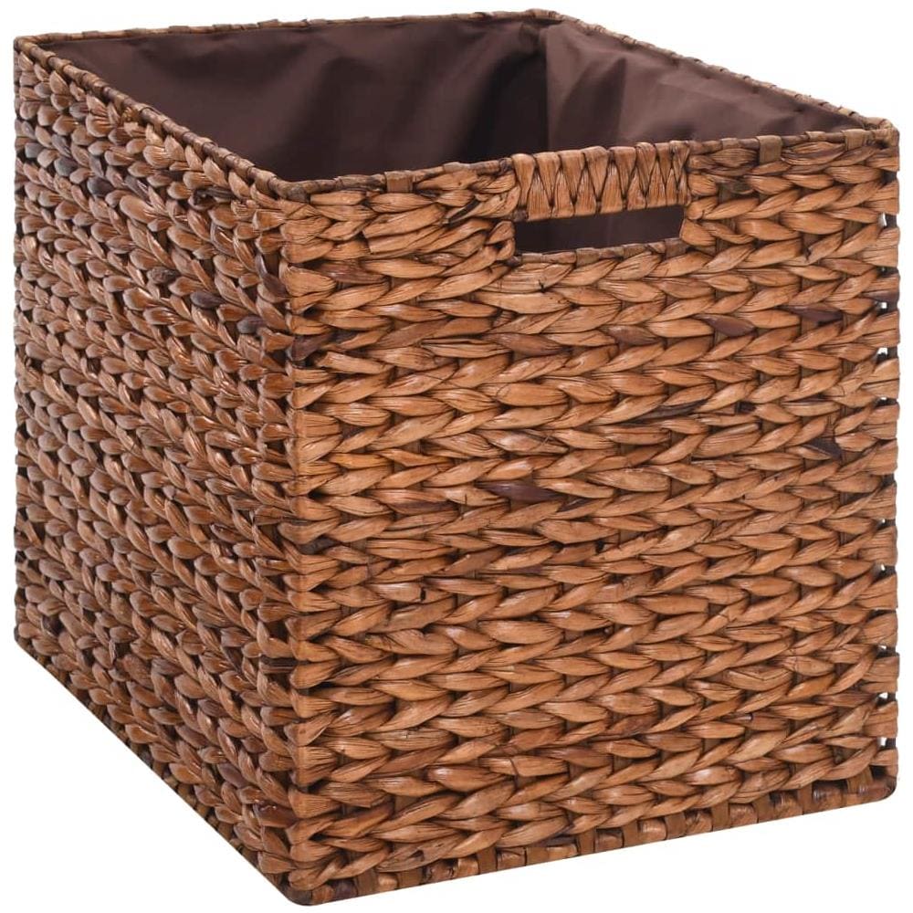 Panca In Giunco Con 2 Ceste 71x40x42 Cm Marrone - Foto 2