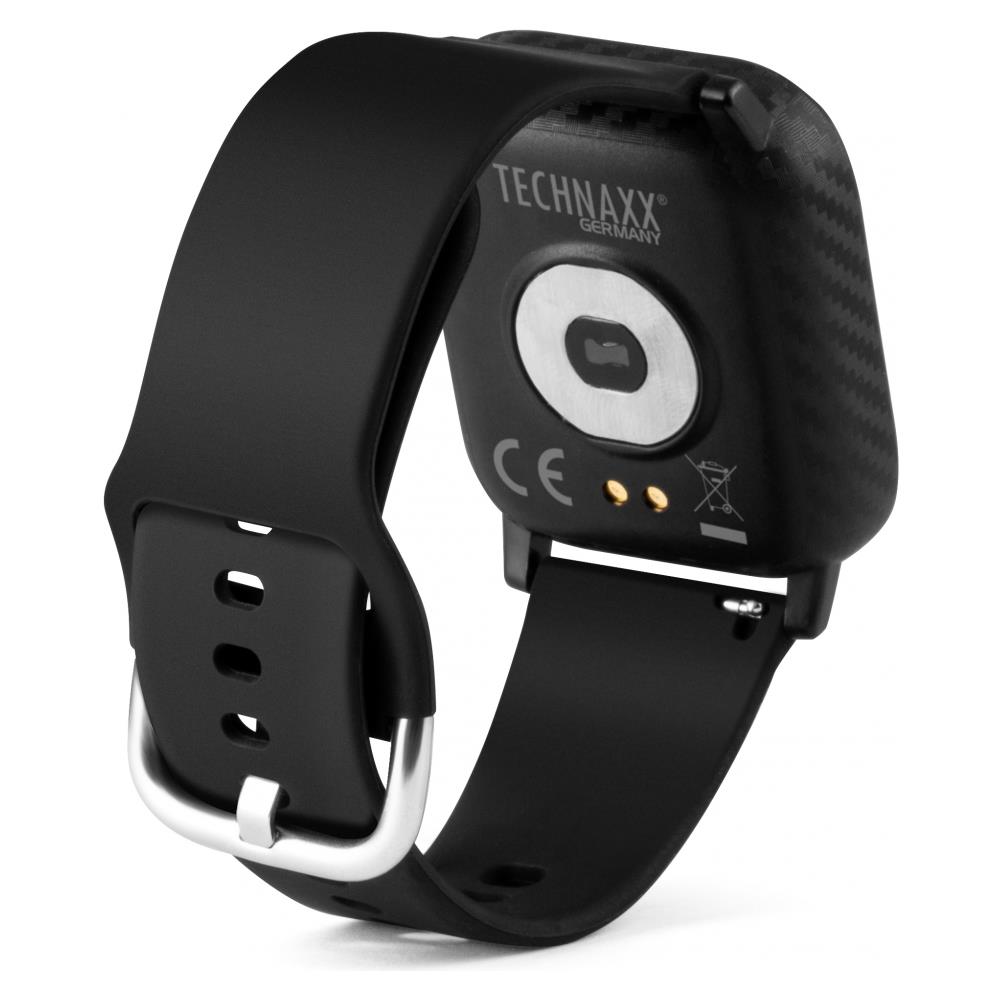 Smartwatch Per Attivita Sportive Con Misurazione Temperatura, Frequenza, Passi, Calorie, Distanza, Sonno, Notifiche Ecc. - Foto 3