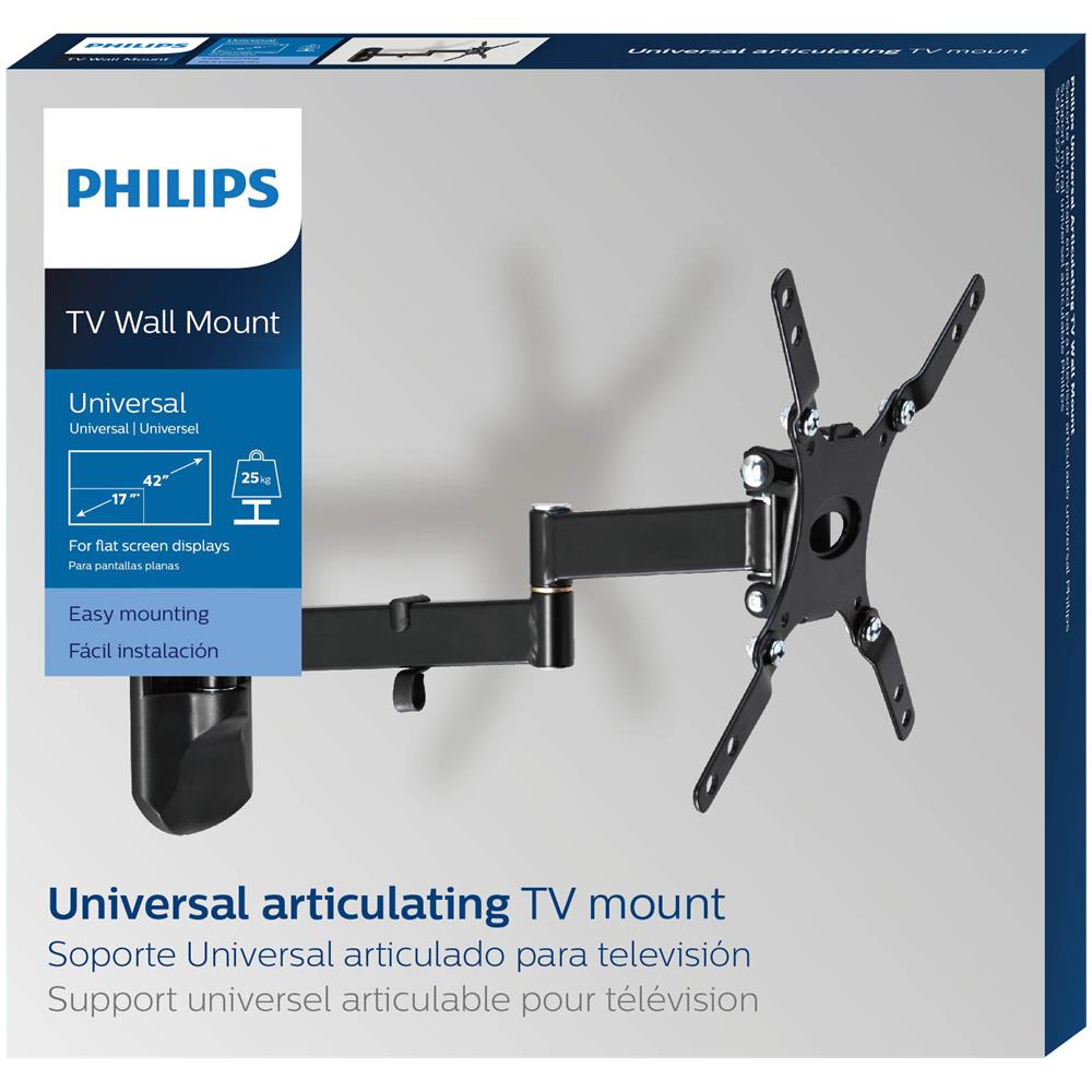 Sqm9222 - Supporto Da Parete Universale Per Tv - Supporto Inclinabile Per Tv Fino A 42 Pollici E 25 Kg - Foto 3