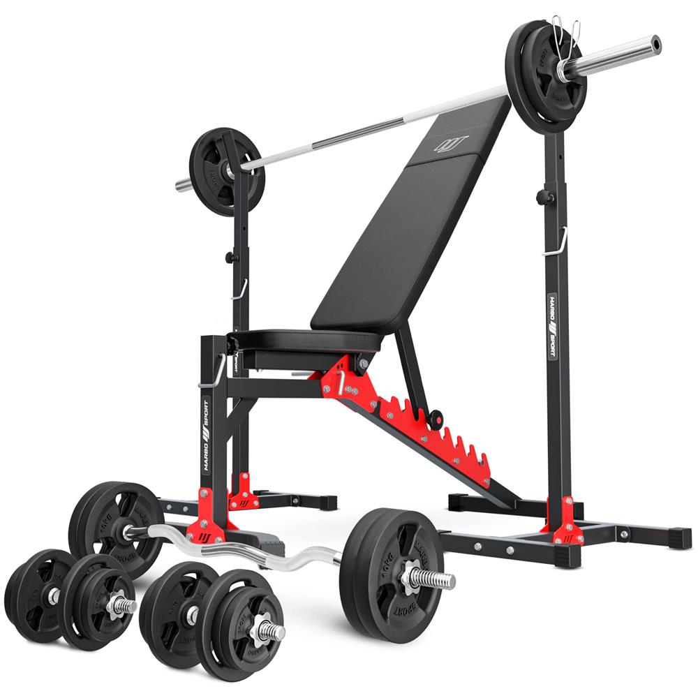 Set Di 4 Pesi In Ghisa Fitvids Olympic, Foro 5,1 Cm, Per Bilancieri E Manubri, Pesi Da 1,1 Kg A 20,4 Kg, Allenamento Forza - 2
