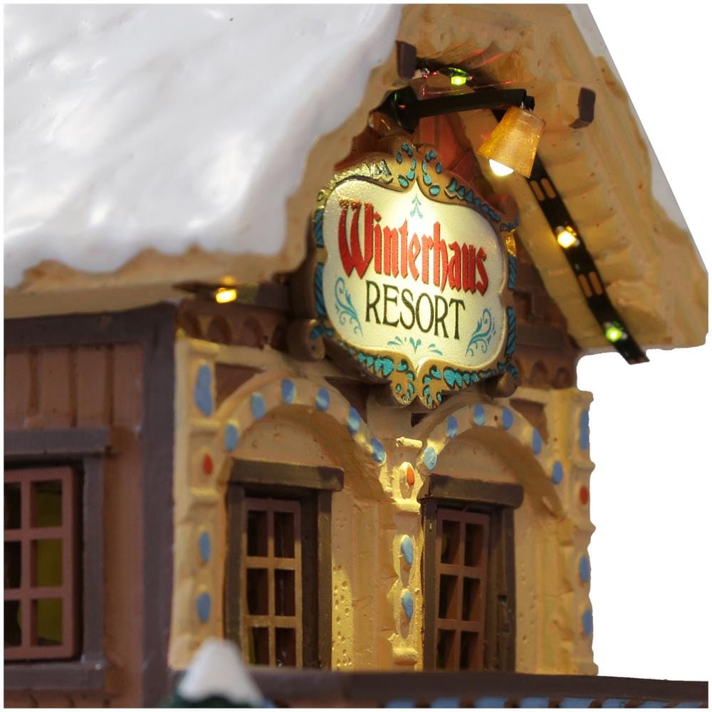 Winterhaus Resort Lemax Decorazione Natale Multicolore - Foto 4