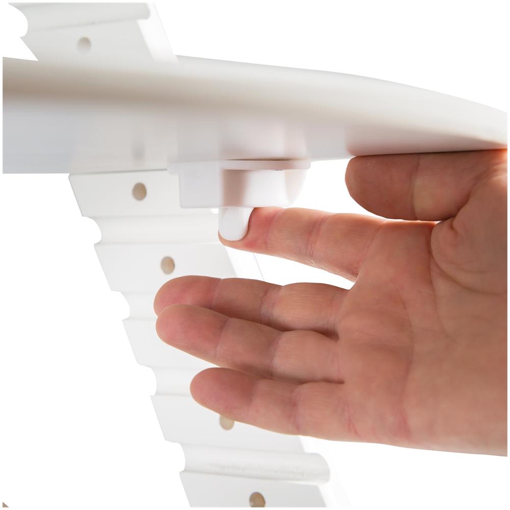 Seggiolone Sit Up Click - Cresce con il tuo bambino - Innovativa chiusura a scatto - Legno bianco - Foto 8