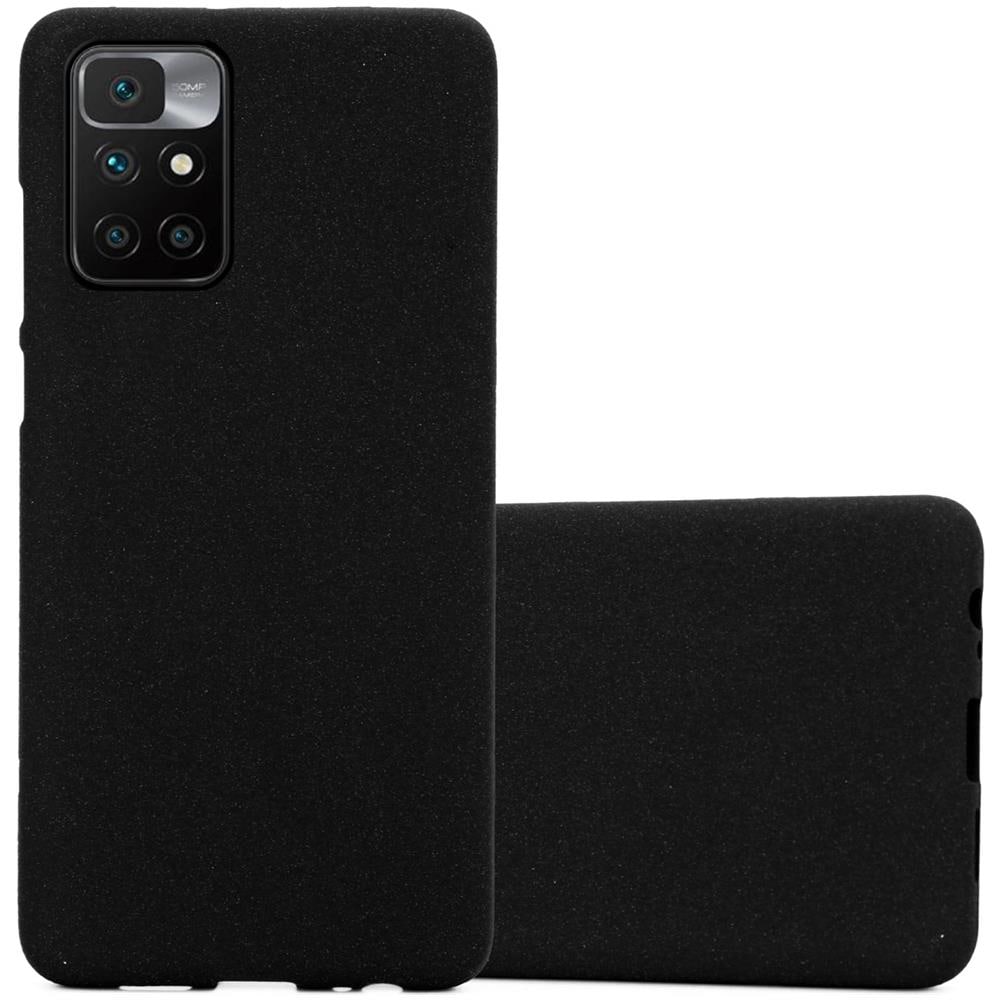 Custodia Compatibile Con Xiaomi Redmi 10 / Redmi Note 11 4g In Frost Nero - Coperchio Protettivo In Silicone Tpu Flessibile - Foto 1