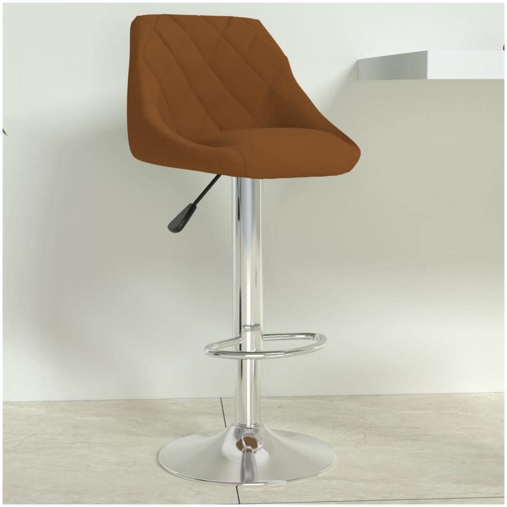 Sgabello con gambe in legno Velluto Rosa