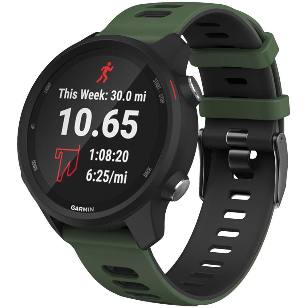Fascia Da Braccio Per Garmin Forerunner 245 / 645 / Vivoactive / Vivomove Green 20 Mm - Foto 1