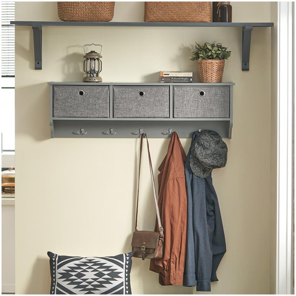 Portachiavi Da Muro Ingresso Attaccapanni Da Muro Grigio Frg282-hg - Foto 7