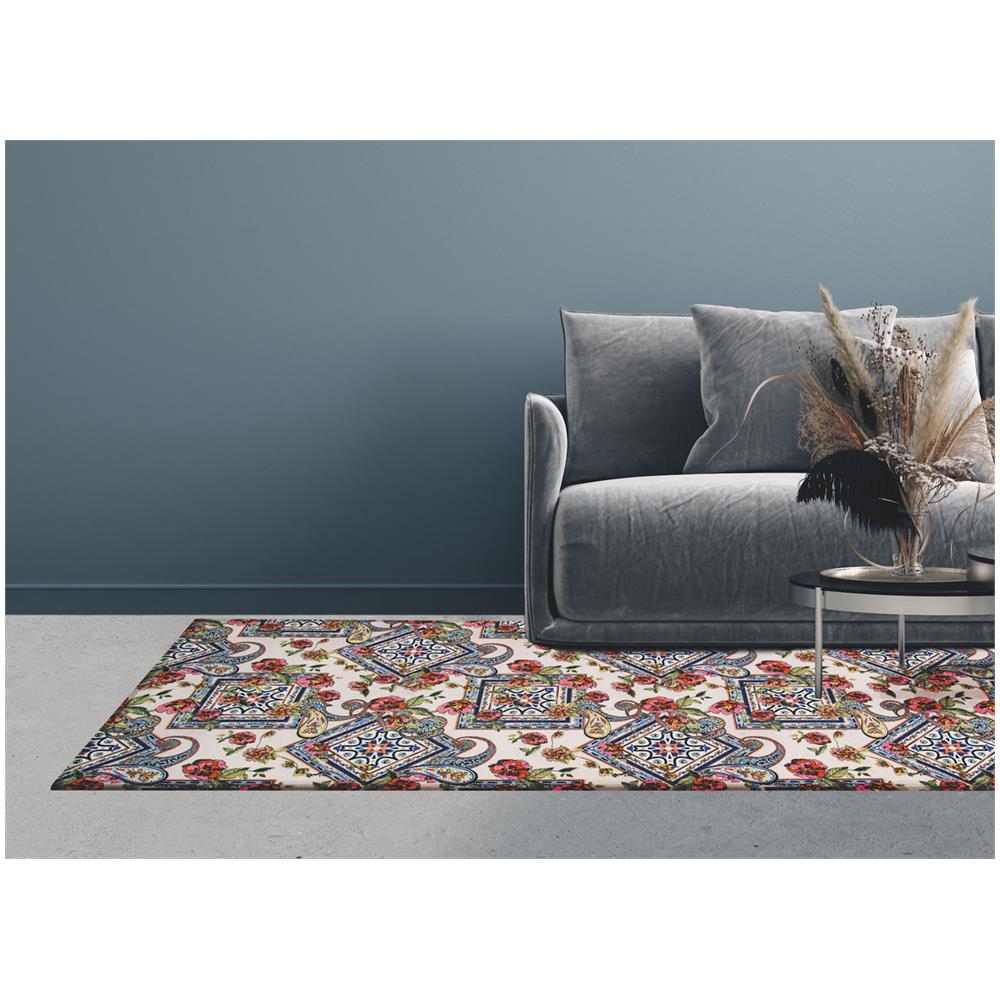 Tappeto Cucina Antiscivolo Stampa Digitale Emozioni Fantasie Maiolica Marina 58x80 Milleunanotte - Foto 5