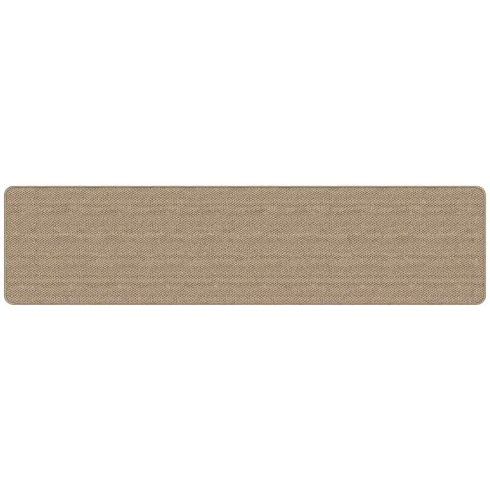 Tappeto Corsia Aspetto Sisal Sabbia 50x200 Cm - Foto 3