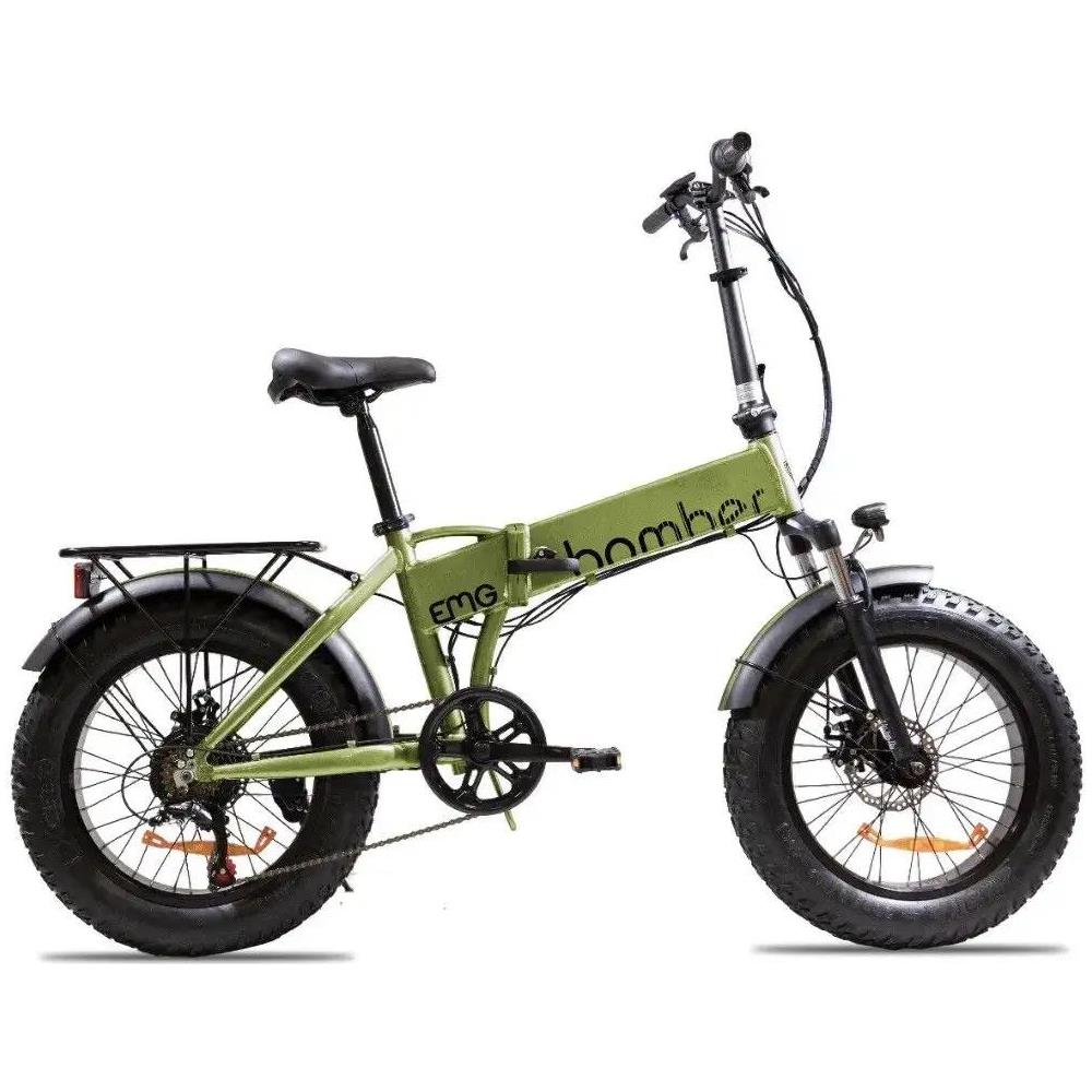 Bomber One Fat Bike Elettrica Pieghevole 20" 250W 48V 13Ah Verde - Foto 1