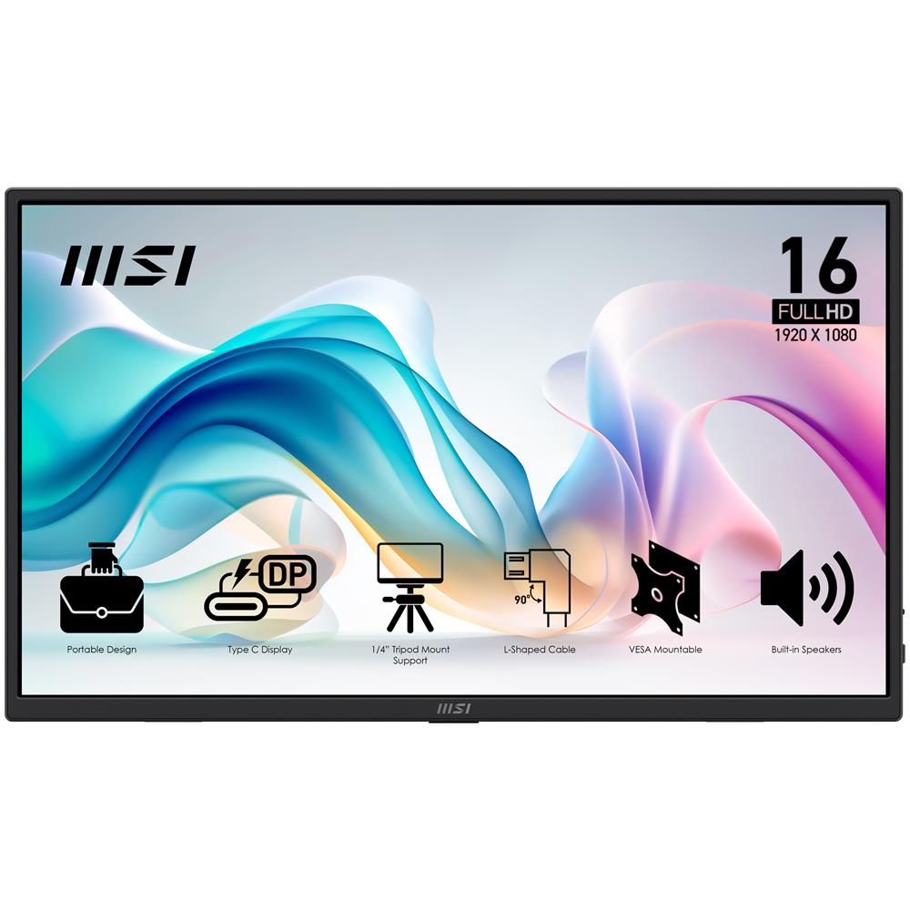 PRO MP165DE E6 TV e monitor portatile Nero 39,6 cm (15.6") LED 1920 x 1080 Pixel - Foto 1