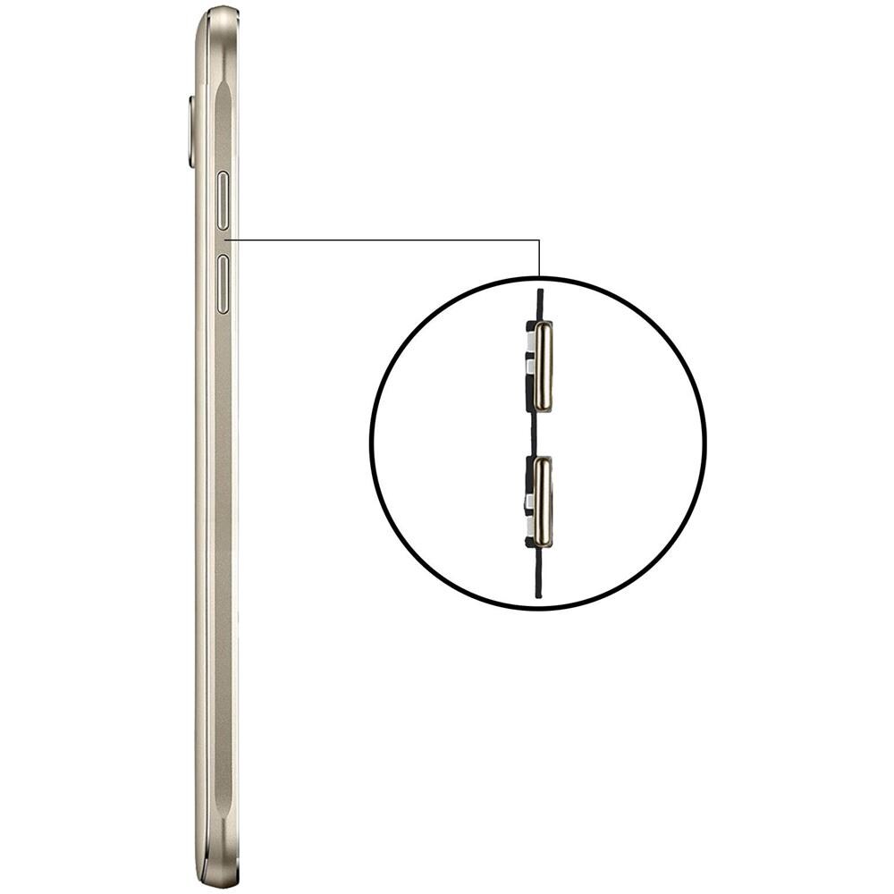 Tasto Power Galaxy J5 E J7 2016 On / Off + Volume - Pezzo Di Ricambio Dorato - Foto 5