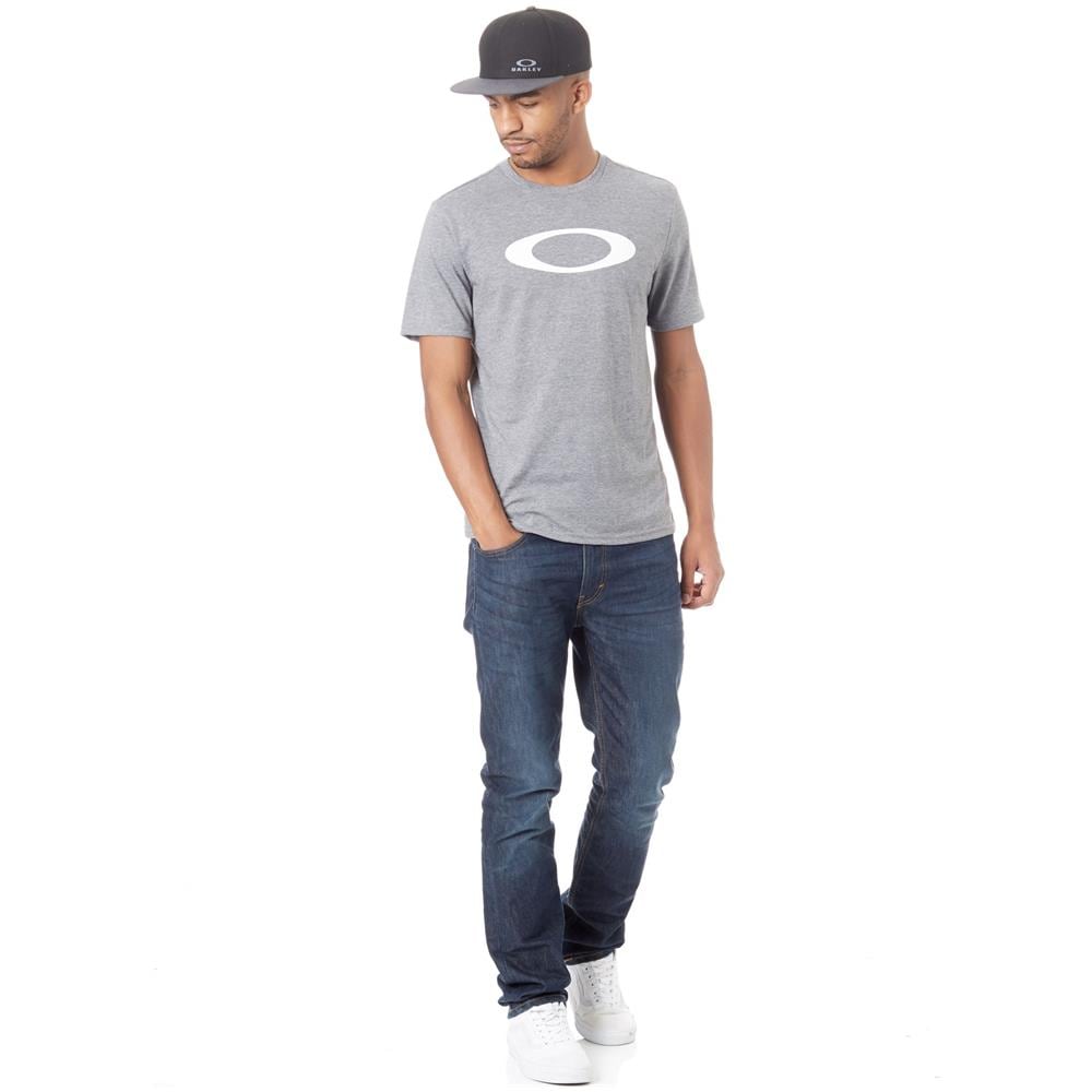 T-shirt Oakley O-bold Ellipse Grigio Heather Grigio (s, Grigio)  - Foto 2