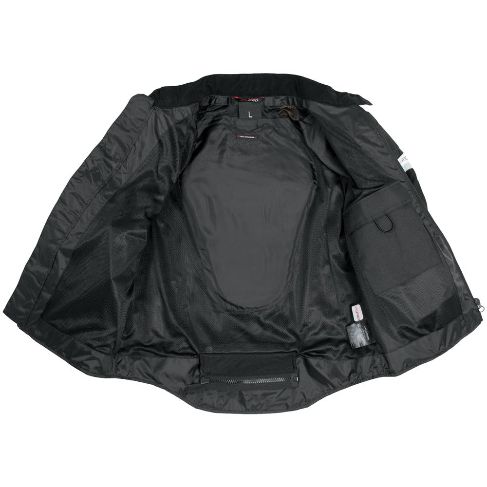Giacca Moto Estiva Tessuto Rete Mesh Traspirante Protezioni Ce Fluo S - Foto 5
