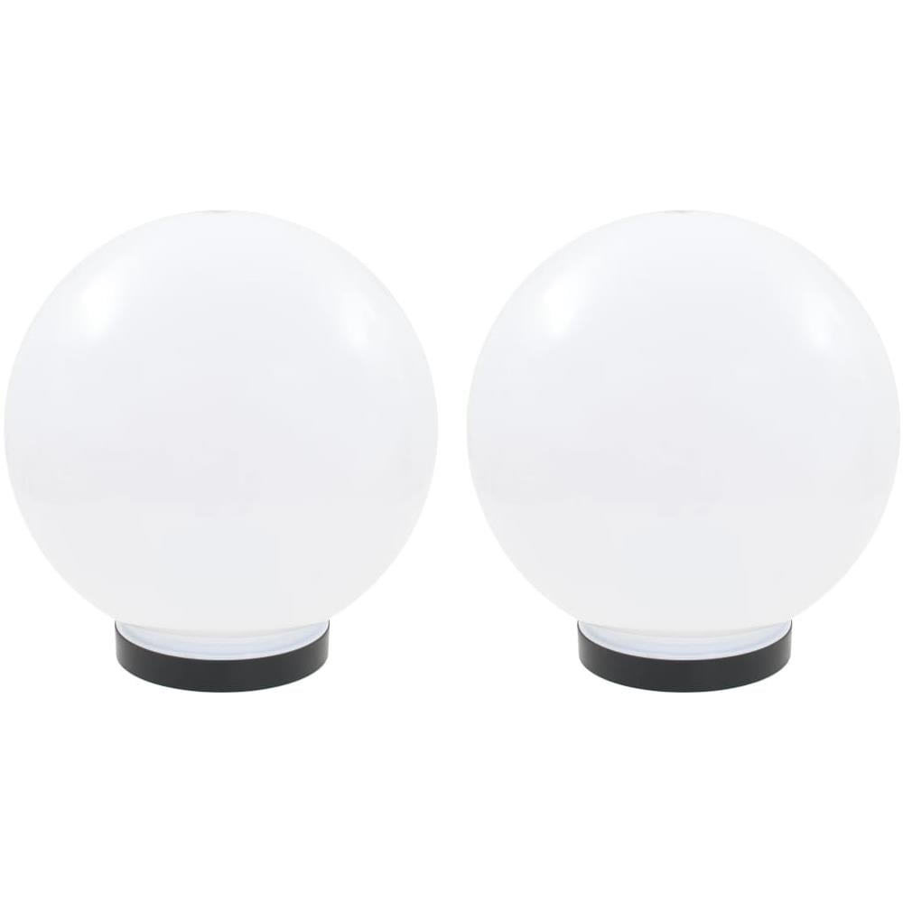 Set Lampade A Led Sferiche 2 Pz 25 Cm In Pmma - Foto 2