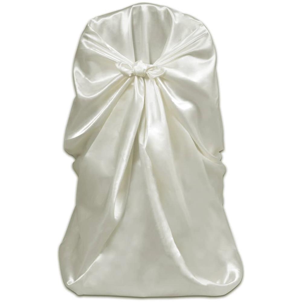 Coprisedie Per Feste Di Matrimonio 12 Pz Crema - Foto 4