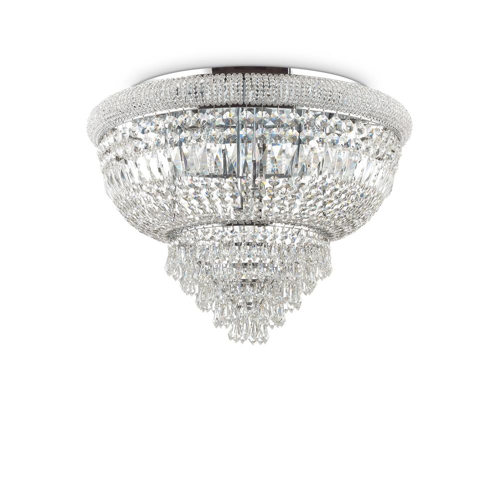 Dubai Pl24, Plafoniera, - Cromato - Foto 1