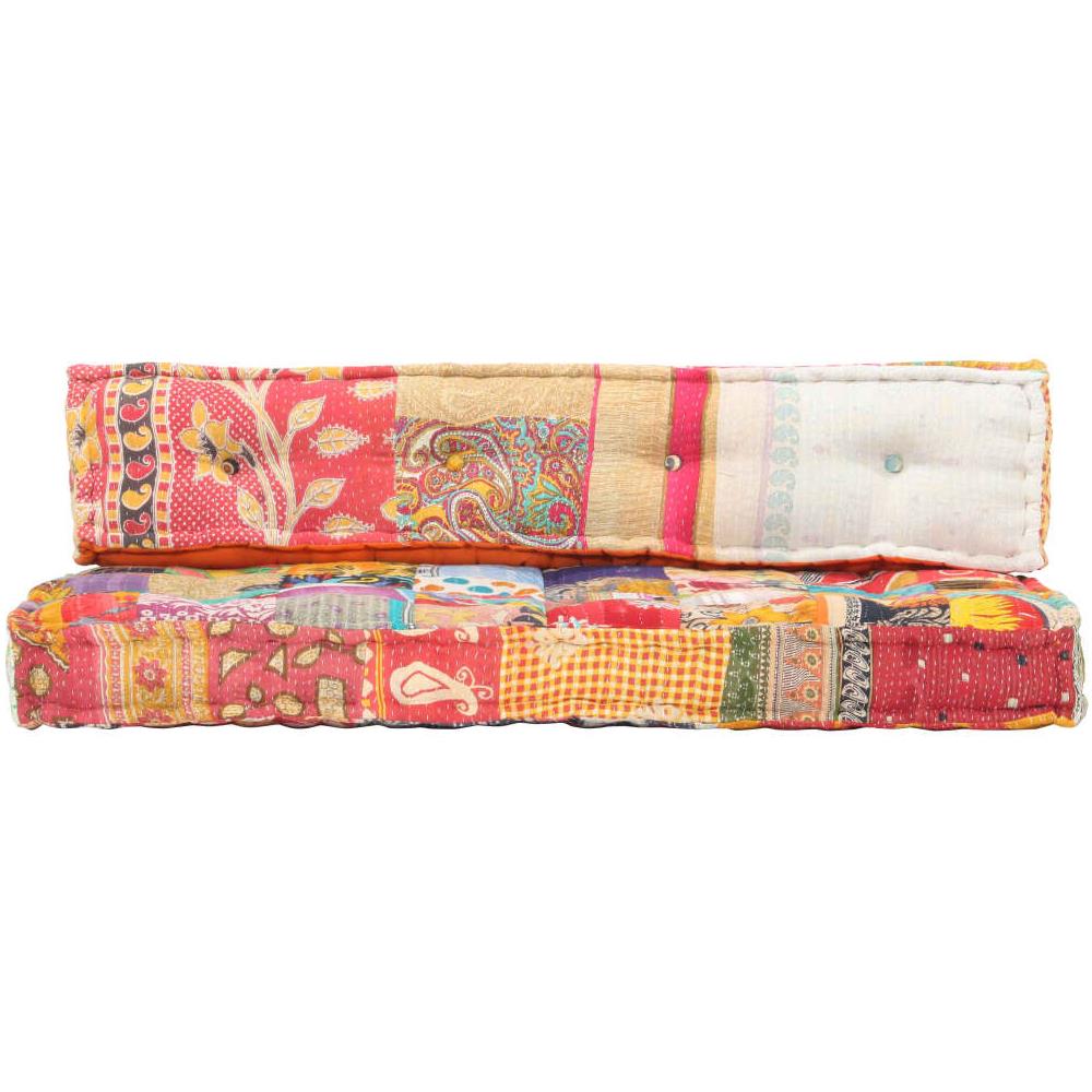 Cuscino Per Divani Pallet Multicolore In Tessuto Patchwork - Foto 2