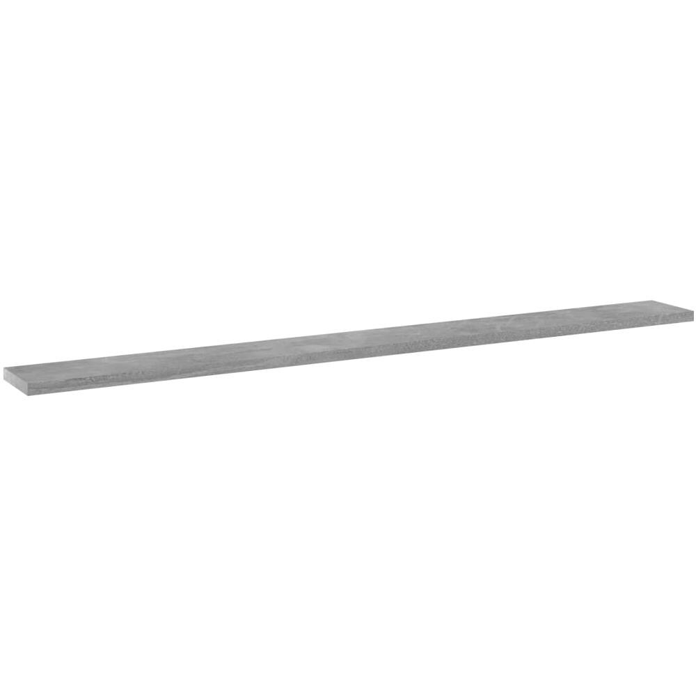 Ripiani Libreria 4pz Grigio Cemento 100x10x1,5cm Multistrato - Foto 2