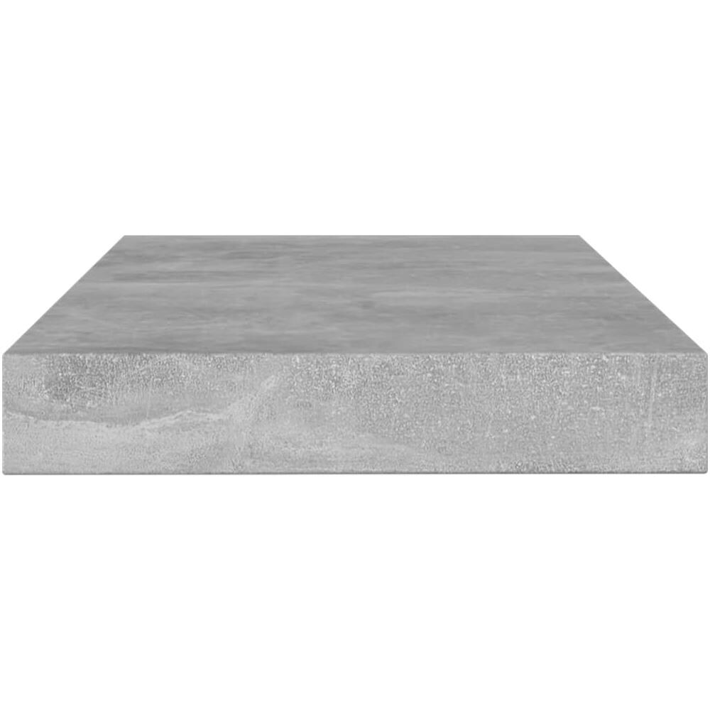 Ripiani Libreria 4pz Grigio Cemento 100x10x1,5cm Multistrato - Foto 3