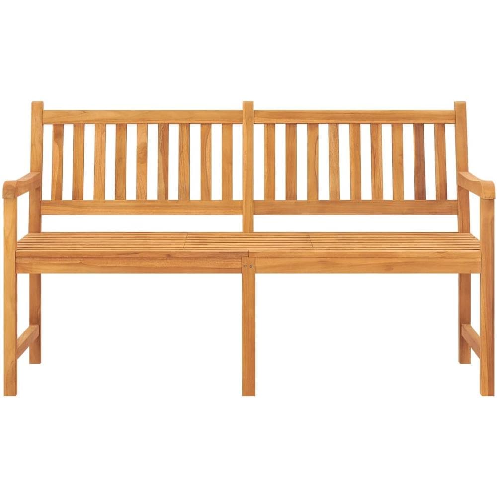 Panca Giardino 3 Posti con Tavolino 150 cm Legno Massello Teak - Foto 3